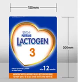 Nestle Lactogen Follow-Up Formula Stage 3 (After 12 Months) Powder, 400 gm Refill Pack, Pack of 1