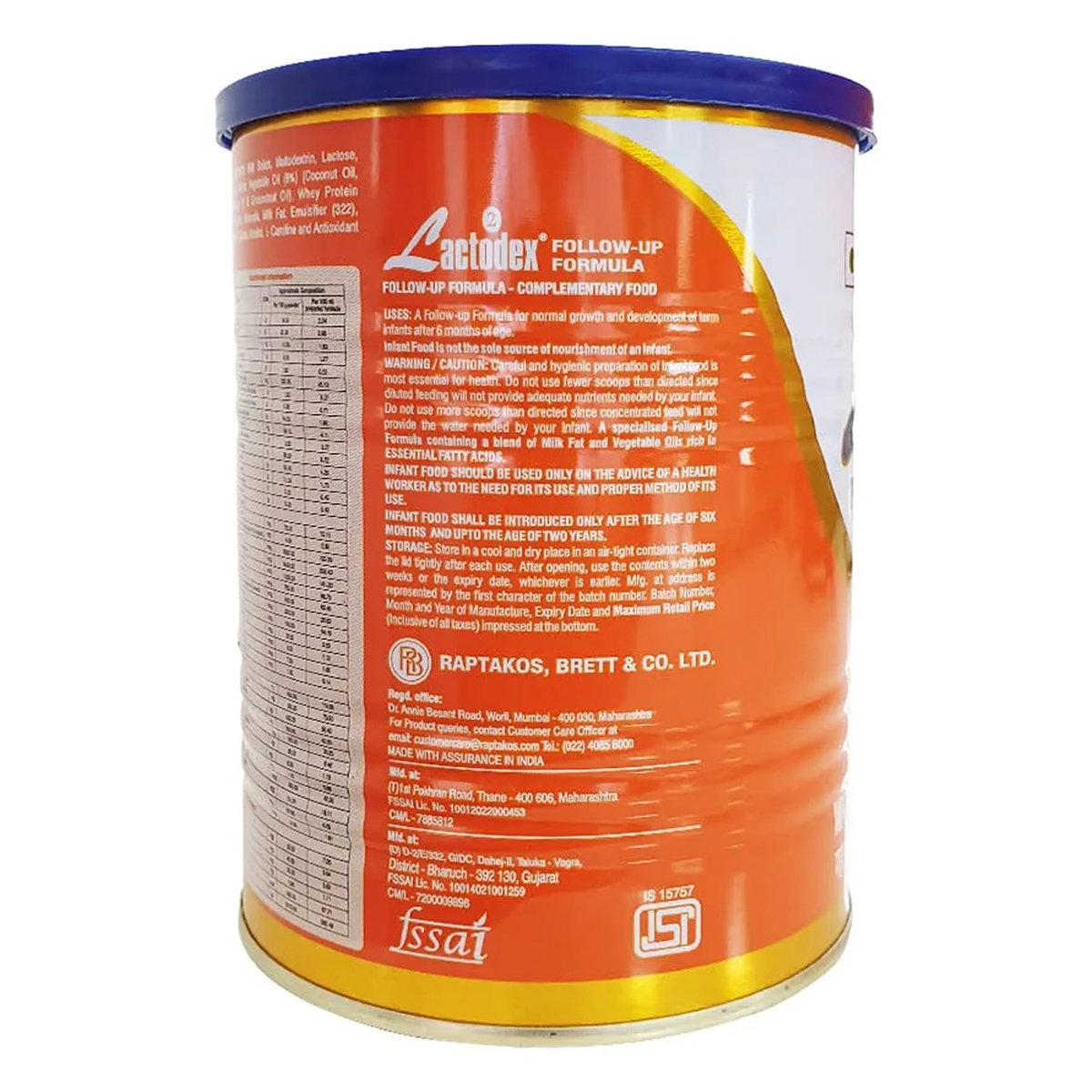 Lactodex Follow-Up Formula Stage 2 Powder for After 6 Months, 500 gm, Pack of 1 Lactodex Follow-Up Formula Stage 2 Powder for After 6 Months, 500 gm, Pack of 1