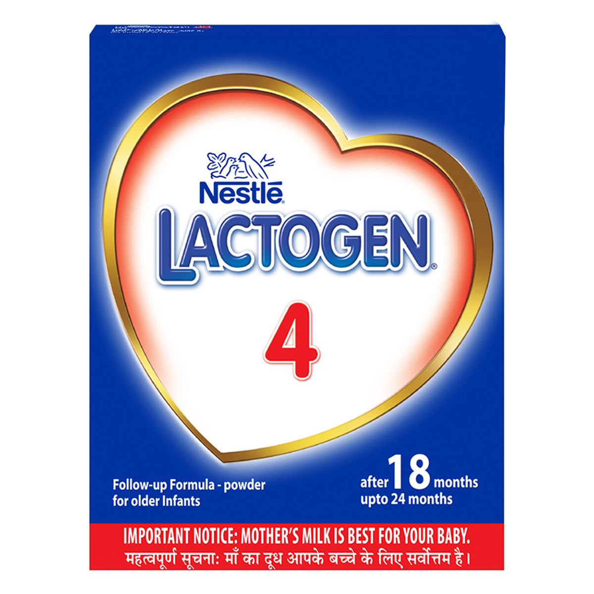 Buy Nestle Lactogen Follow-Up Formula Stage 4 (After 18 to 24 Months) Powder, 400 gm Refill Pack Online