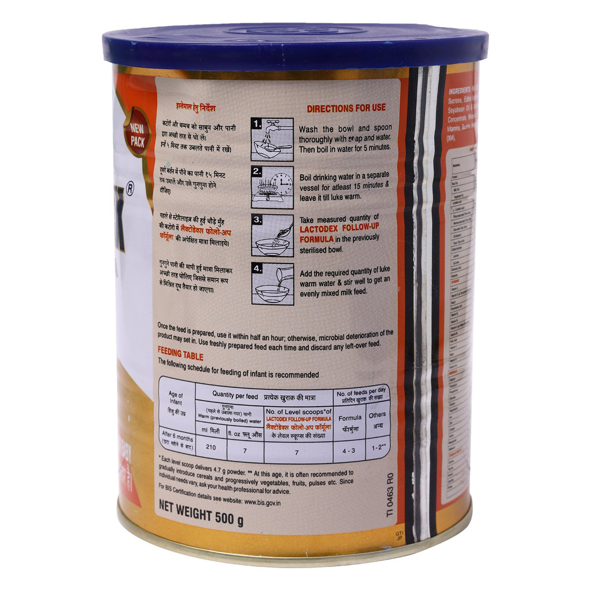 Lactodex Follow-Up Formula Stage 2 Powder for After 6 Months, 500 gm, Pack of 1 Lactodex Follow-Up Formula Stage 2 Powder for After 6 Months, 500 gm, Pack of 1