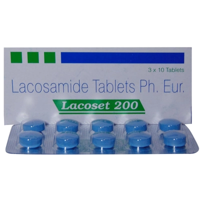 Lacoset 200 Tablet 10's, Pack of 10 TABLETS