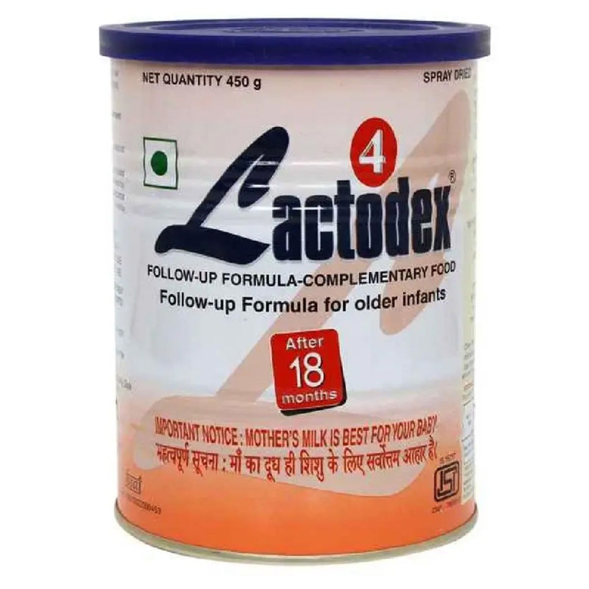 Lactodex No 4 Follow Up Formula, 450 gm, Pack of 1 
