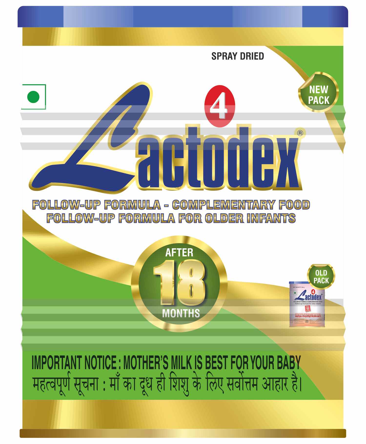 Lactodex Follow-Up Formula Stage 4 Powder for After 18 Months, 450 gm, Pack of 1 Lactodex Follow-Up Formula Stage 4 Powder for After 18 Months, 450 gm, Pack of 1