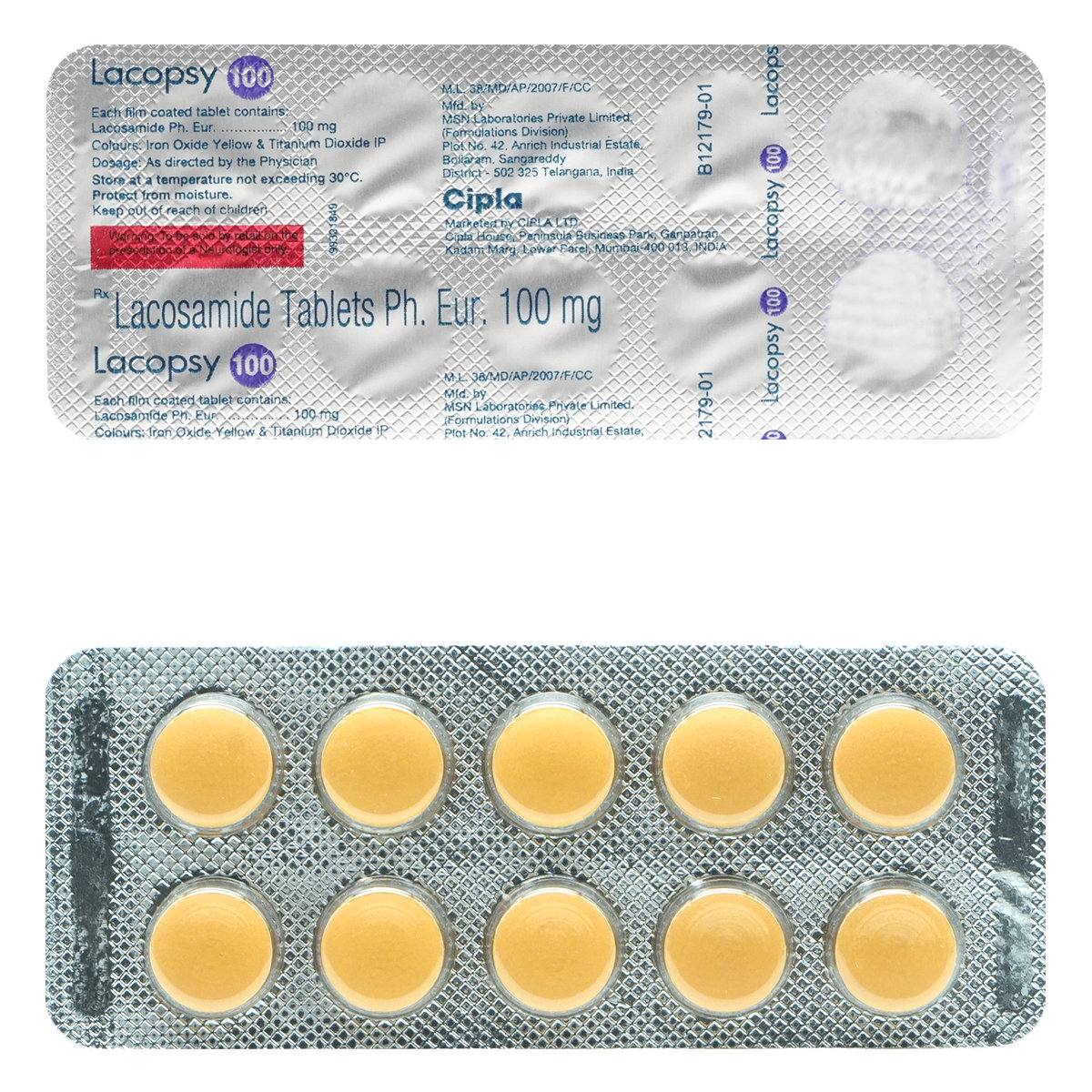 Lacopsy 100 Tablet 10's, Pack of 10 TABLETS Lacopsy 100 Tablet 10's, Pack of 10 TABLETS