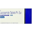Lacosam 100 Tablet 15's