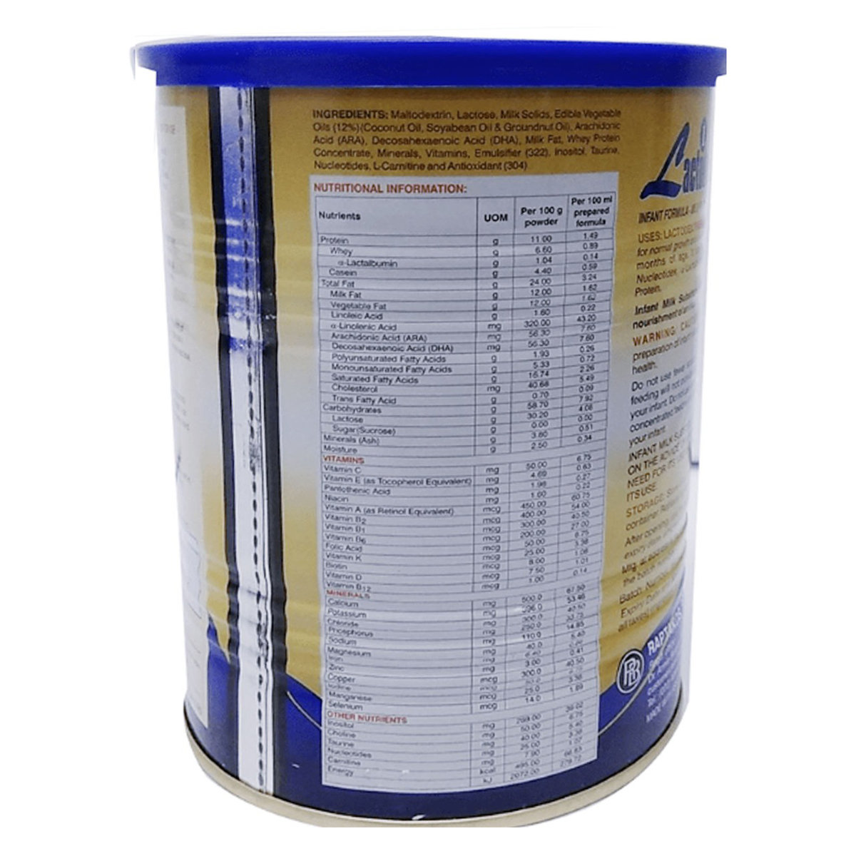 Lactodex Premium Infant Formula Stage 1 Powder, 400 gm, Pack of 1 Lactodex Premium Infant Formula Stage 1 Powder, 400 gm, Pack of 1