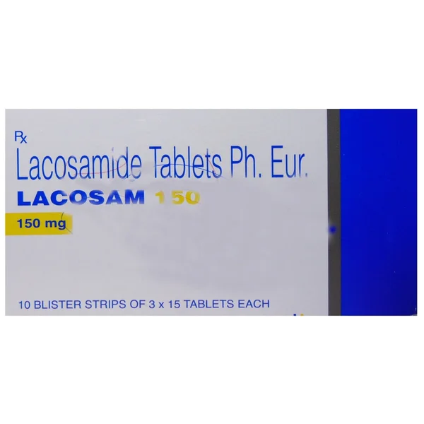 Lacosam 150 Tablet 15's, Pack of 15 TabletS