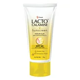 Lacto Calamine SPF 50 PA+++ UVA/UVB Sunscreen Lotion, 50 gm, Pack of 1