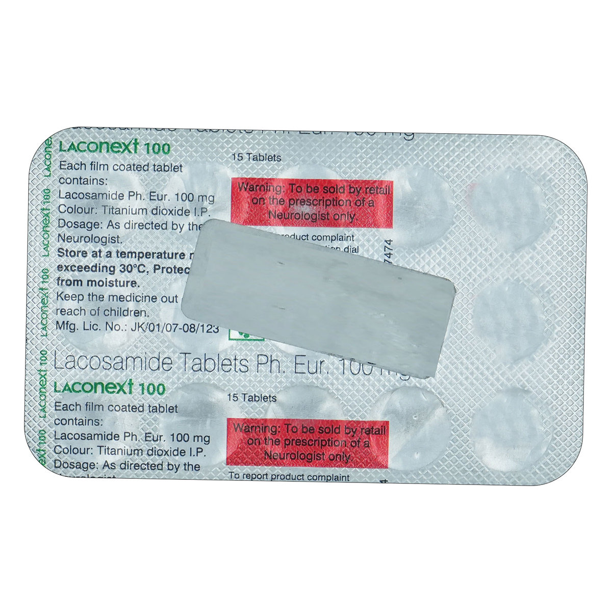 Laconext 100 Tablet 15's, Pack of 15 TABLETS Laconext 100 Tablet 15's, Pack of 15 TABLETS