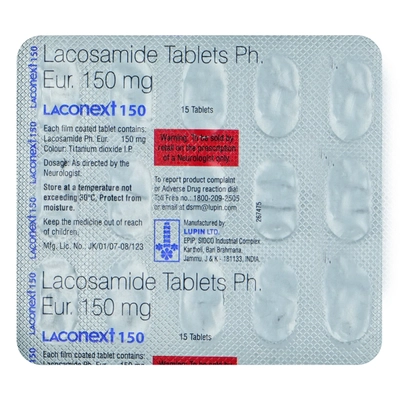 Laconext 150 mg Tablet 15's, Pack of 15 TabletS