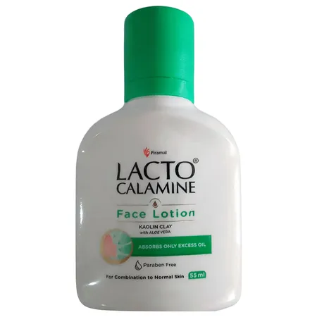Lacto Calamine Face Lotion Kaolin Clay Aloevera, 55 ml
