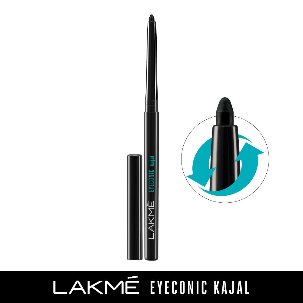 Lakme Eyeconic Deep Black Kajal, 0.35 gm, Pack of 1 Lakme Eyeconic Deep Black Kajal, 0.35 gm, Pack of 1