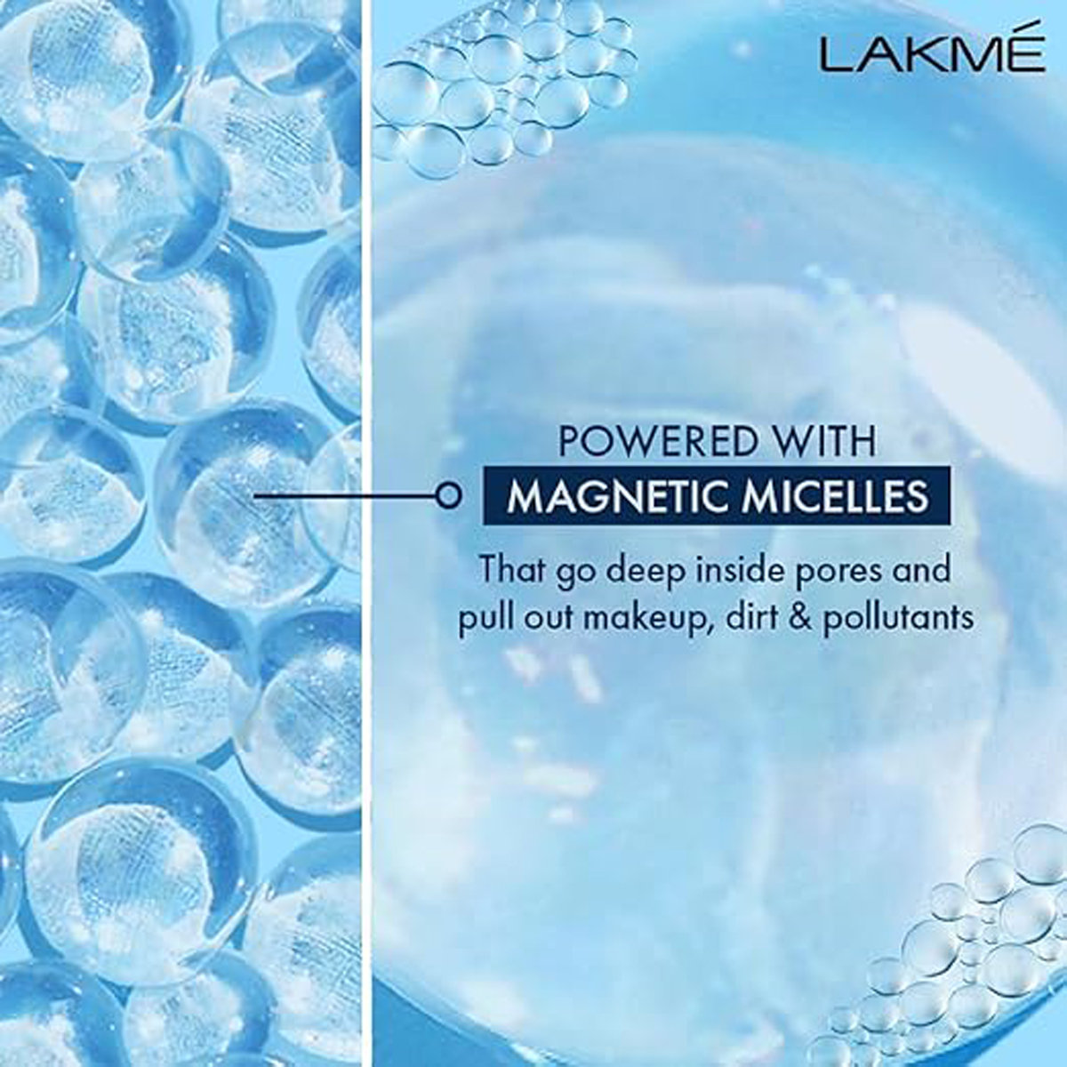Lakme Micellar Pure Micellar Face Wash 120 ml | Gentle Cleansing | Removes Makeup | Brightens & Hydrates Skin | Deep Pore Cleansing | For All Skin Type, Pack of 1 Lakme Micellar Pure Micellar Face Wash 120 ml | Gentle Cleansing | Removes Makeup | Brightens & Hydrates Skin | Deep Pore Cleansing | For All Skin Type, Pack of 1