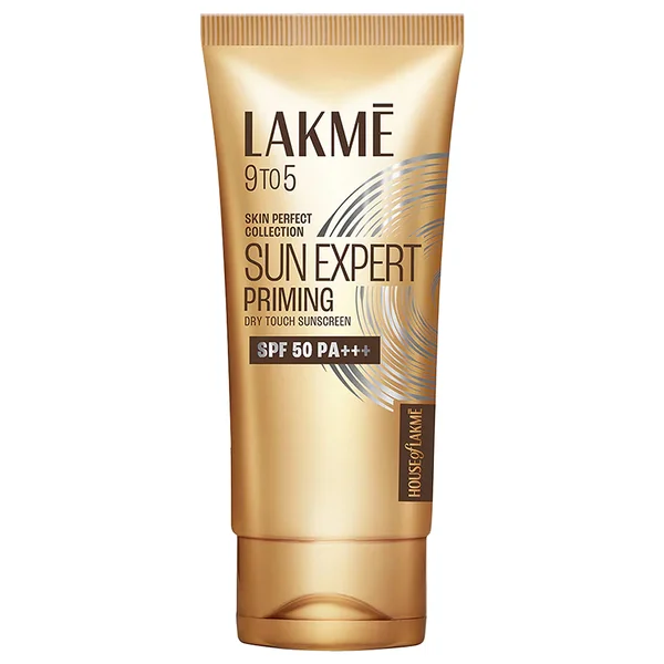 Lakme 9 to 5 Sun Expert Priming Dry Touch SPF 50 PA++ Sun Screen, 50 gm