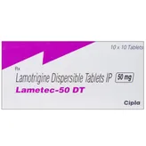 Lametec-50 DT Tablet 10's, Pack of 10 TabletS