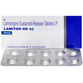 Lamitor OD 50 Tablet 10's, Pack of 10 TABLETS