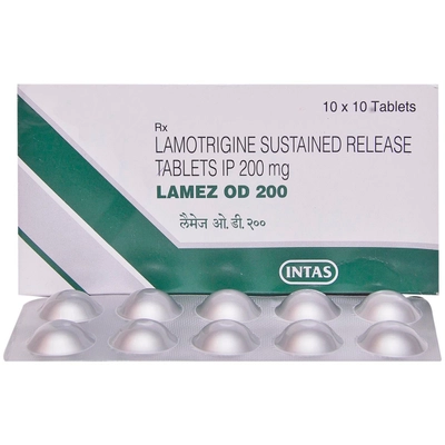 Lamez OD 200 Tablet 10's, Pack of 10 TABLETS