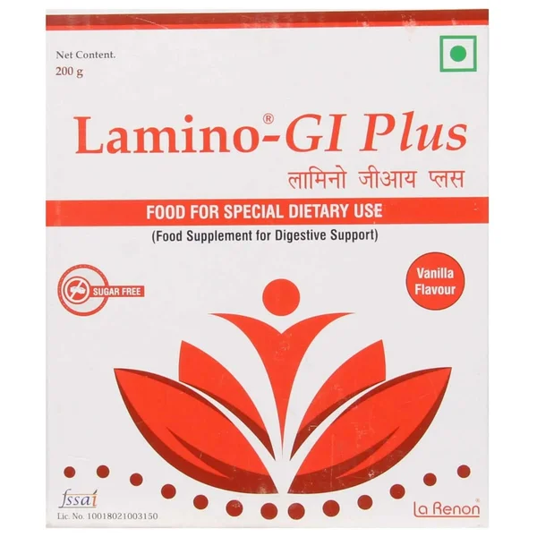 Lamino-GI Plus Sugar Free Vanilla Powder 200 gm