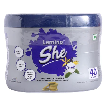 Lamino She Vanilla Flavour Diskettes, 200 gm