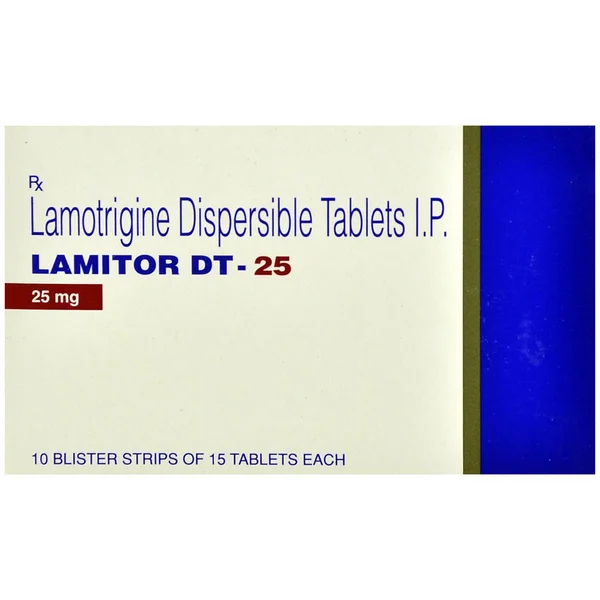 Lamitor DT-25 Tablet 15's, Pack of 15 TABLETS