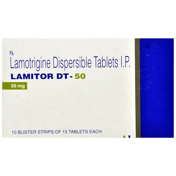 Lamitor DT 50 Tablet 15's, Pack of 15 TABLETS