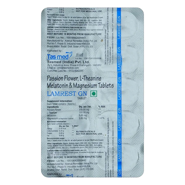 Lamrest GN Tablet 10's