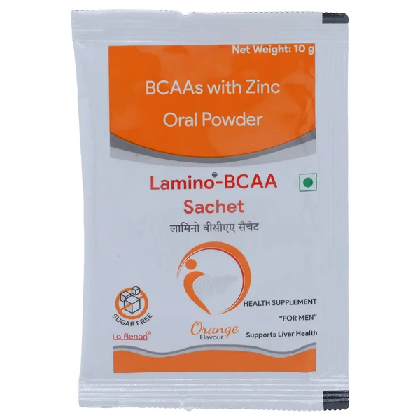 Lamino-Bcaa Sugar Free Orange Flavour Powder Sachet 10 gm