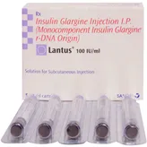 Lantus 100IU/ml Solution for Injection 3 ml, Pack of 1 INJECTION
