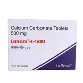 Lanum C 500 Tablet 10's, Pack of 10 TabletS