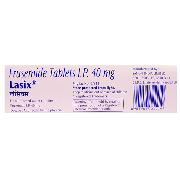 Lasix Tablet 15's