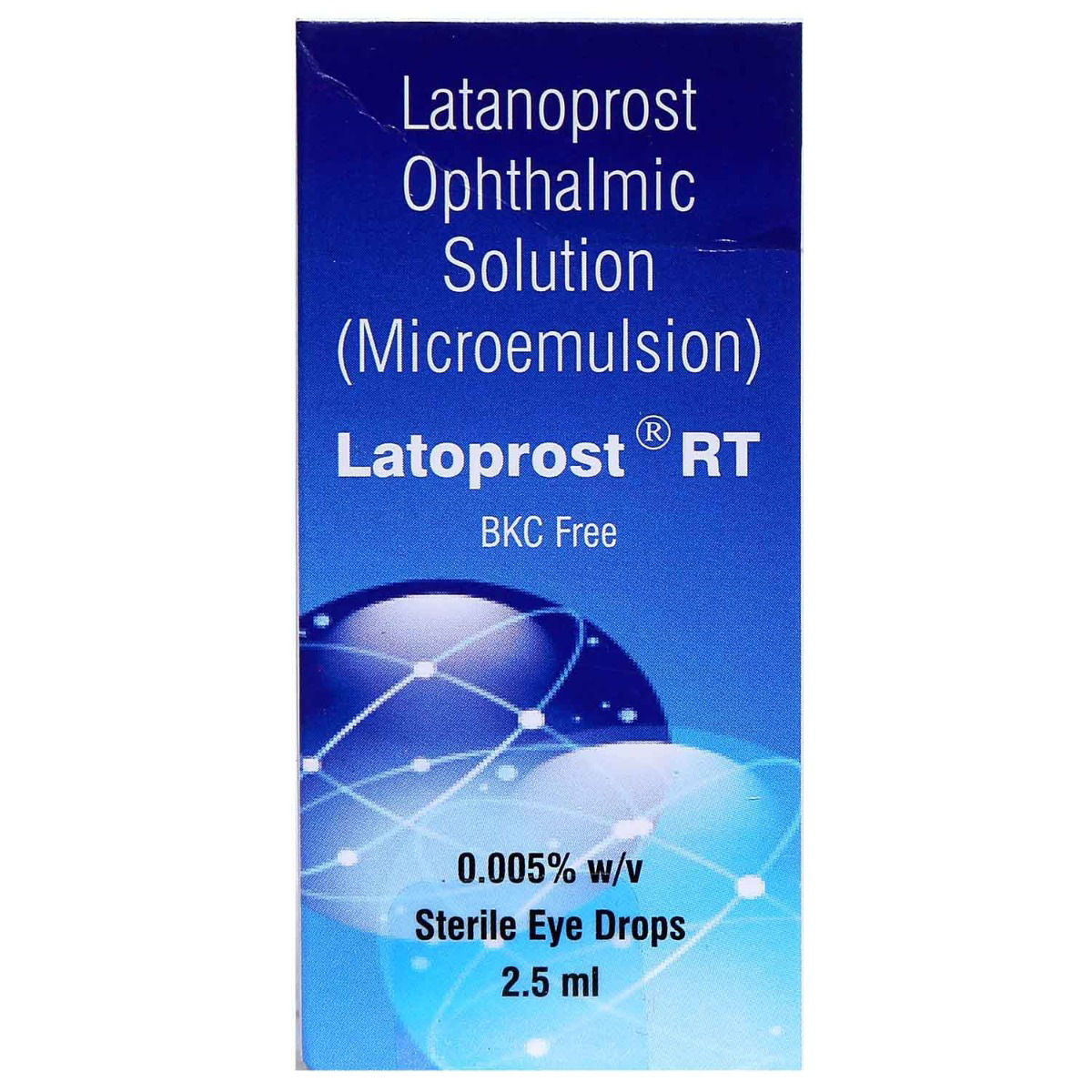 Buy Latoprost RT BKC Free Eye Drops 2.5 ml Online