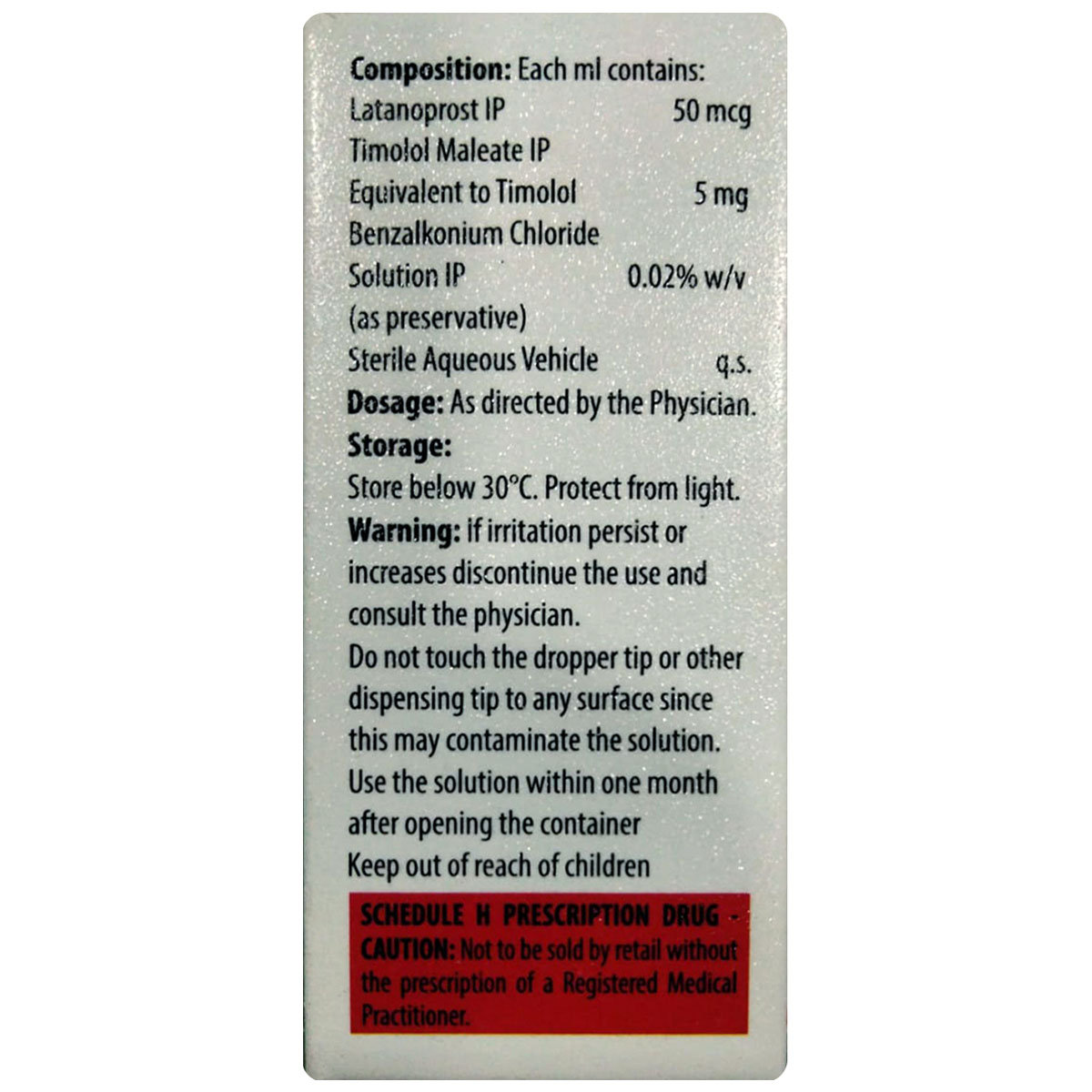 Laton-T Eye Drops 2.5 ml, Pack of 1 Laton-T Eye Drops 2.5 ml, Pack of 1