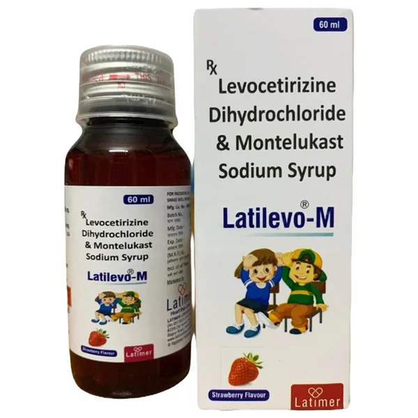 Latilevo-M Strawberry Flavour Syrup 60 ml