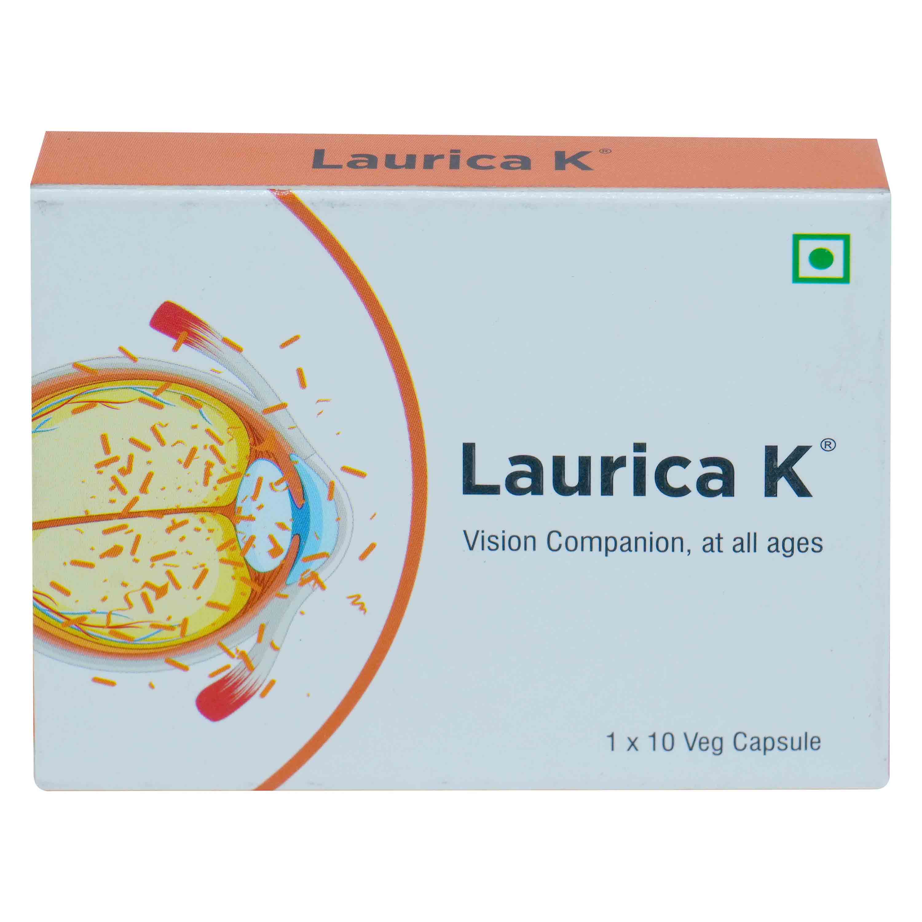 Laurica K Veg Capsule 10's, Pack of 10 Laurica K Veg Capsule 10's, Pack of 10