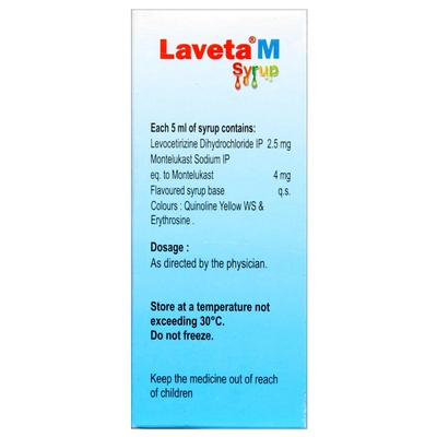 Laveta M Syrup 60 ml, Pack of 1 Syrup