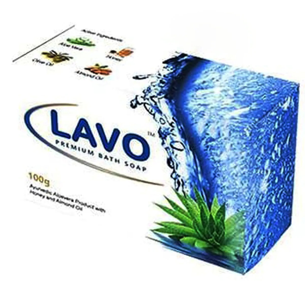 Lavo Premium Bath Soap 100 gm | With Aloe Vera, Honey & Almond Oil | 78% TFM | Ayurvedic, Pack of 1 Lavo Premium Bath Soap 100 gm | With Aloe Vera, Honey & Almond Oil | 78% TFM | Ayurvedic, Pack of 1