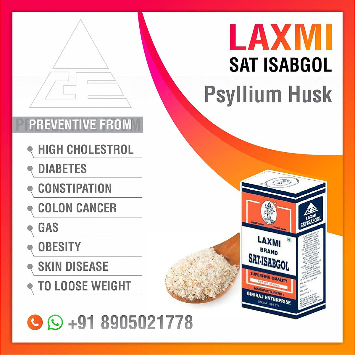 Laxmi Isabgol Powder, 200 gm, Pack of 1 Laxmi Isabgol Powder, 200 gm, Pack of 1