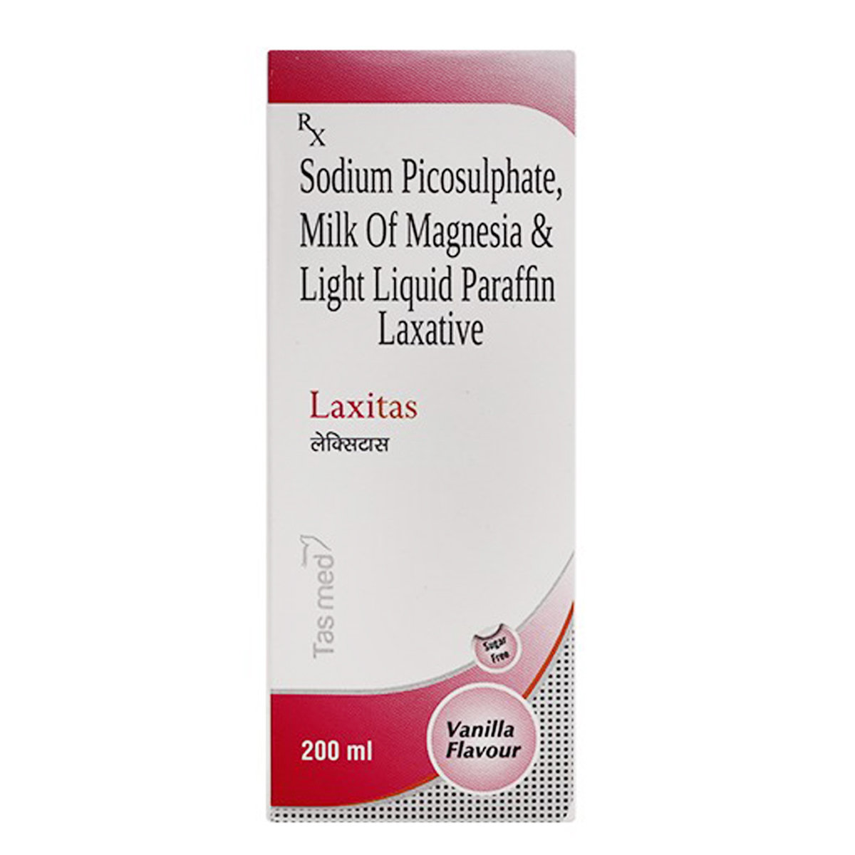 Laxitas Sugar Free Vanilla Oral Solution 200 ml, Pack of 1 Laxitas Sugar Free Vanilla Oral Solution 200 ml, Pack of 1