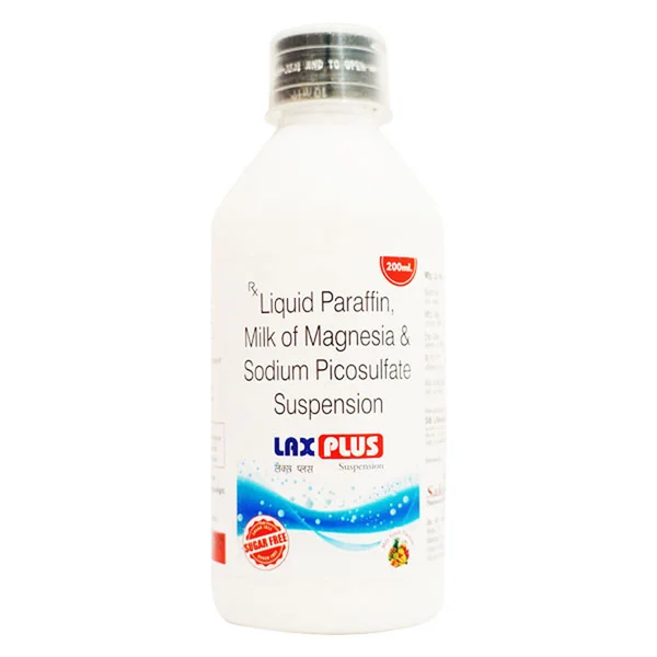 Lax Plus Sugar Free Suspension 200 ml, Pack of 1 SUSPENSION