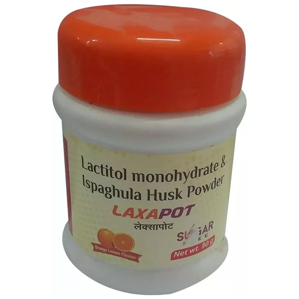 Laxapot Sugar Free Orange Lemon Powder 90 gm, Pack of 1 POWDER