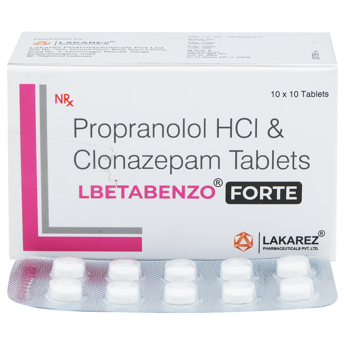 Lbetabenzo Forte Tablet 10's Lbetabenzo Forte Tablet 10's