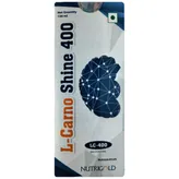 L-Carno Shine 400 Vanilla Flavour Syrup 150 ml, Pack of 1 Syrup