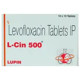 L Cin 500 Tablet 10's, Pack of 10 TABLETS