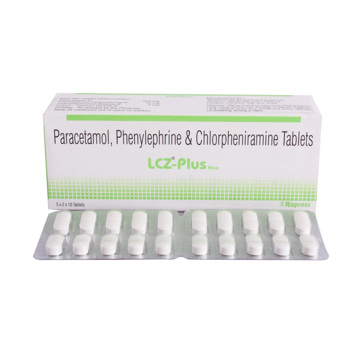 LCZ-Plus New Tablet 10's, Pack of 10 LCZ-Plus New Tablet 10's, Pack of 10