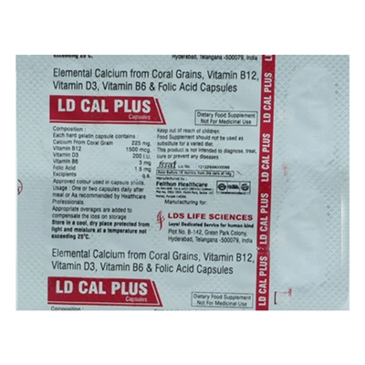 LD Cal Plus Capsule 10's, Pack of 10 CapsuleS