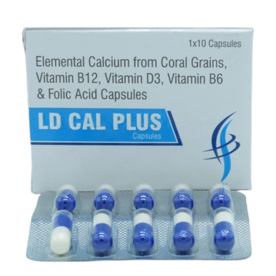 LD Cal Plus Capsule 10's, Pack of 10 CapsuleS