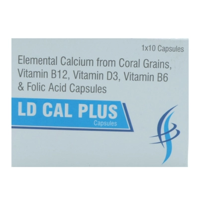 LD Cal Plus Capsule 10's, Pack of 10 CapsuleS