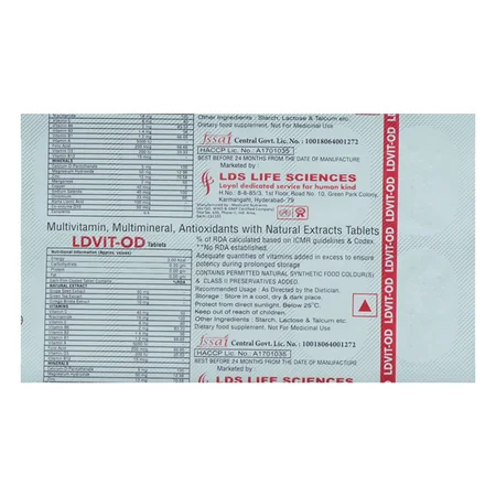 Ldvit-OD Tablet 10's