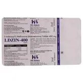 Ldzin-400 Tablet 10's, Pack of 10 TABLETS