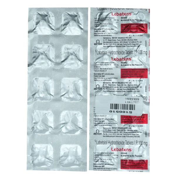 Lebatens 100 Tablet 10's, Pack of 10 TABLETS